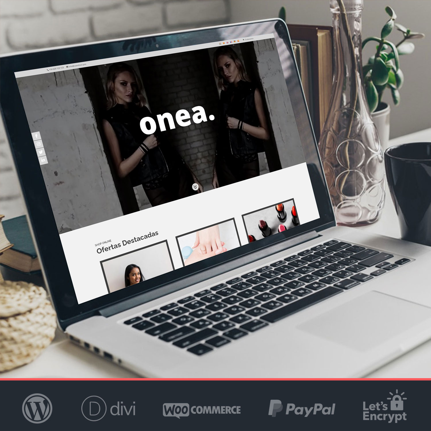Crear tienda online Woocommerce Onea