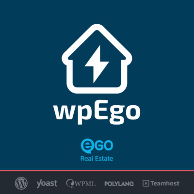 Logo Plugin EGO Real Estate con WordPress